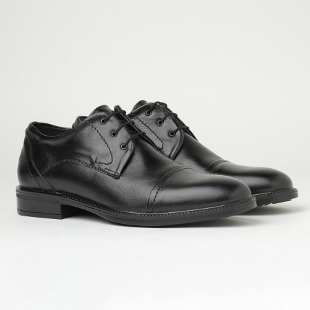 Crne elegantne kožne cipele, slika 4