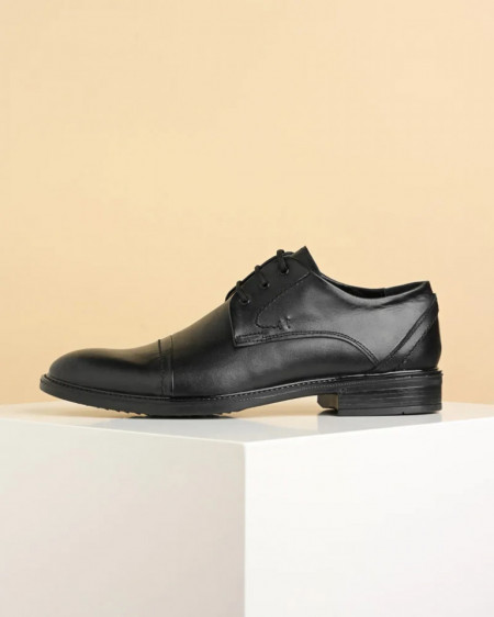Crne elegantne kožne cipele, slika 2