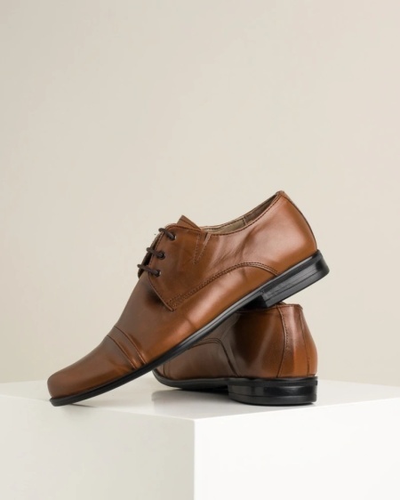 Elegantne cipele za odelo braon Gazela 4070-06, slika 8