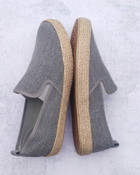 Platnene muške espadrile M452200 sive