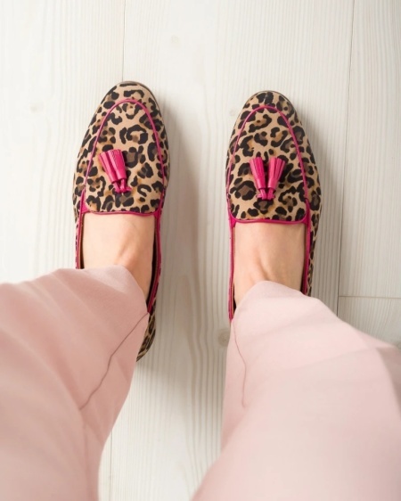 Ženske kožne mokasine brenda Tamaris, leopard print, slika 5