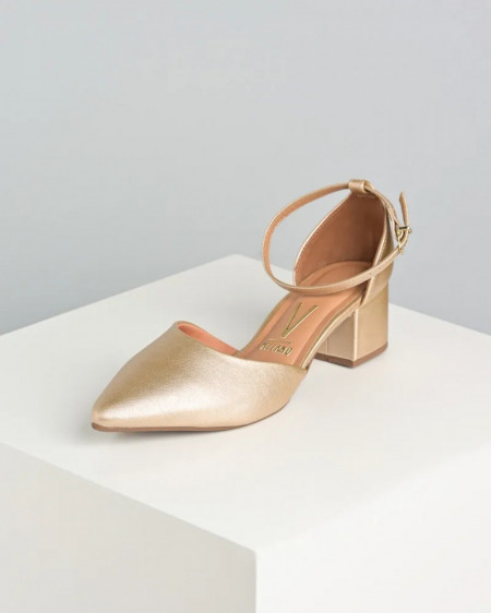 Zlatne cipele na malu petu, brend Vizzano, slika 7