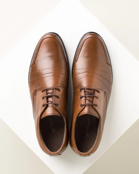 Kožne muške elegantne cipele 3883-06 braon, slika 10