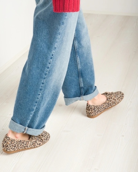 Kožne ženske mokasine sa leopard printom, slika 9