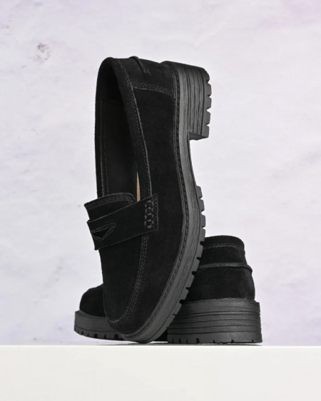 Kožne cipele za žene u crnoj boji, slika 2