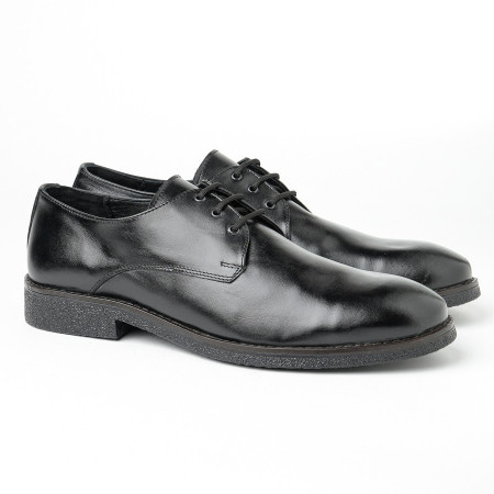 Muške kožne cipele Gazela 3131-01 crne