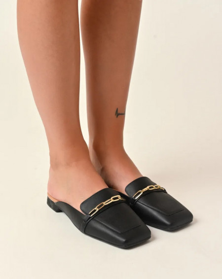 Papuče sa zatvorenim prstima crne, slika 1