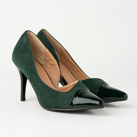 Ženske cipele na štiklu L51060 zelene