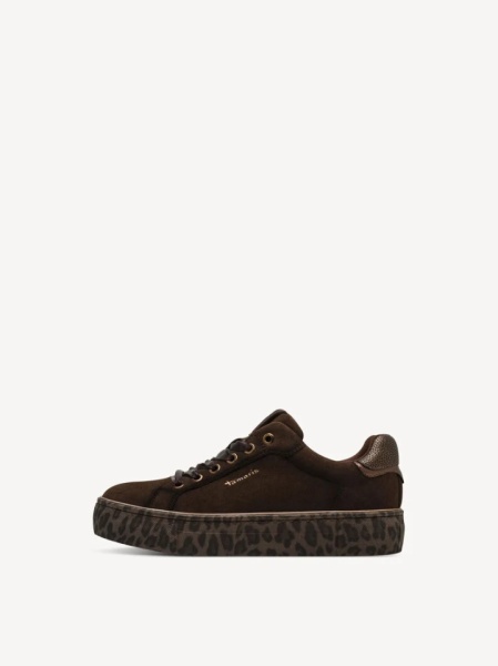 Ženske braon patike brenda Tamaris, leopard detalji, slika 2