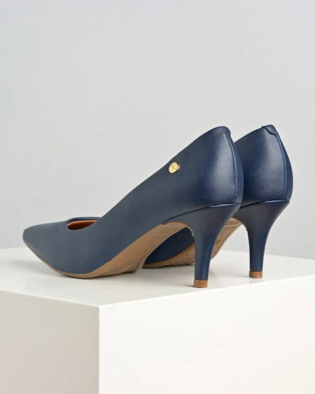 Teget ženske cipele na malu štiklu, brend Vizano, slika 5