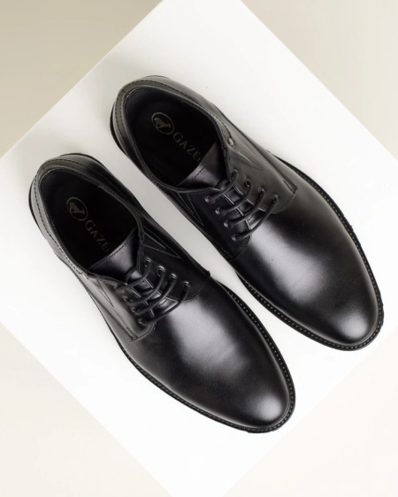 Kožne muške elegantne cipele 3480-01 crne, slika 10