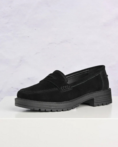Kožne cipele za žene u crnoj boji, slika 3