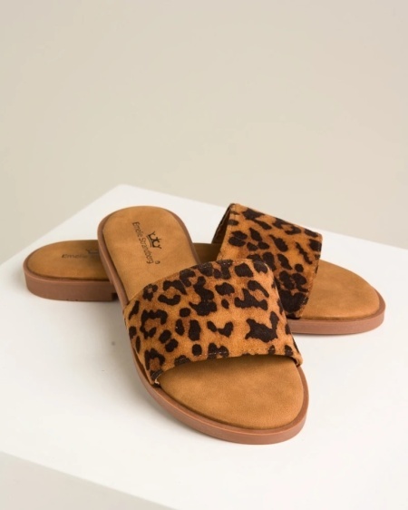 Moderne ravne papuče sa leopard prinotm, slika 9