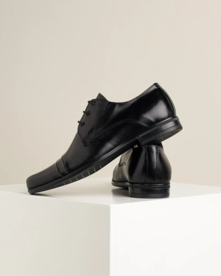 Elegantne cipele za odelo crne Gazela 4070-01, slika 10