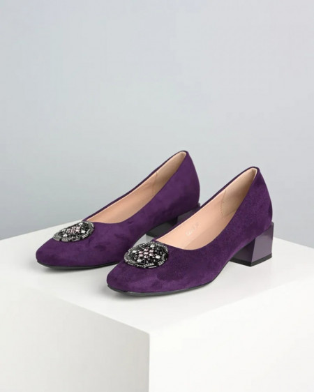 Ljubičaste cipele od velura, brenda Emelie Stranberg, slika 1