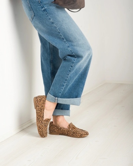 Ženske kožne mokasine brenda Tamaris, leopard print, slika 3