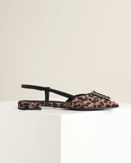 Ženske ravne sandalete u špic, leopard print, brend Tamaris, slika 9