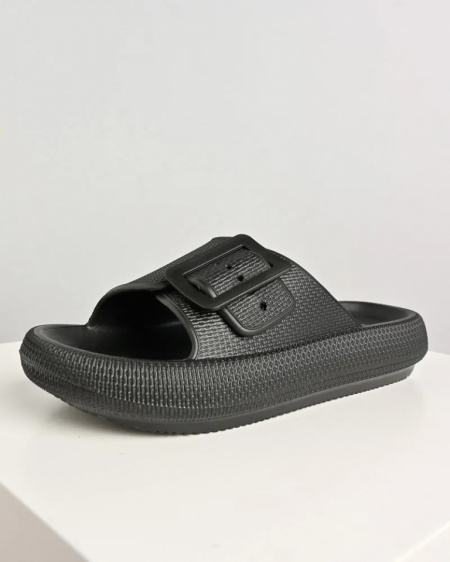 Ženske gumene papuče za plažu u crnoj boji, slika 7