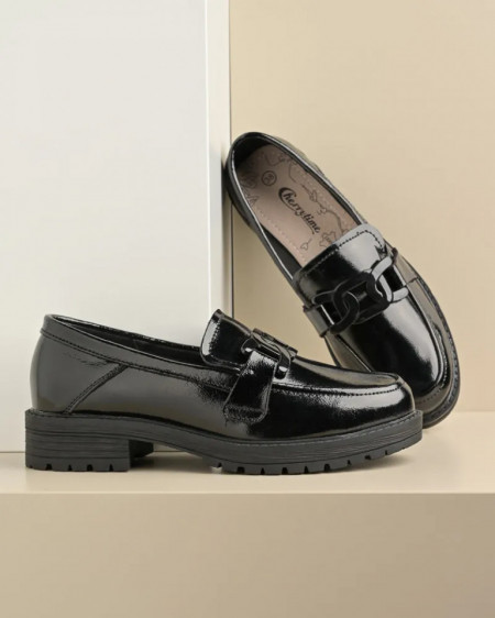 Lakovane kožne cipele u crnoj boji, slika 5