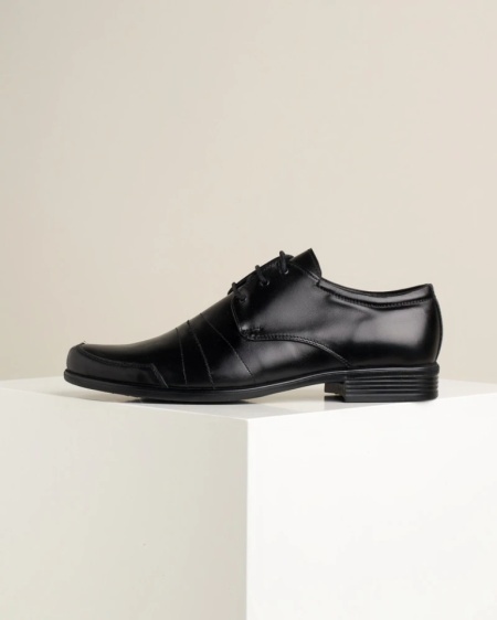 Kožne muške elegantne cipele 3883-01 crne, slika 9