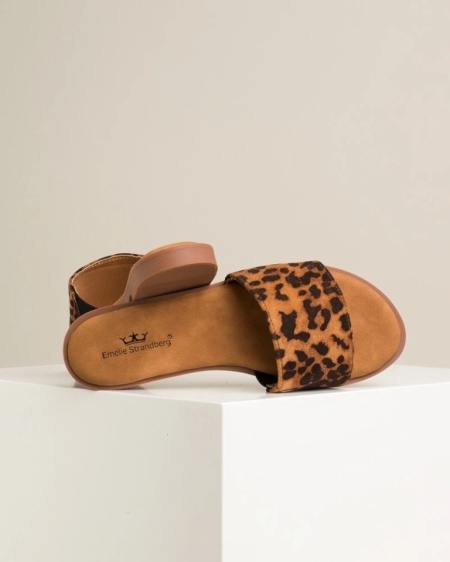 Moderne ravne papuče sa leopard prinotm, slika 2