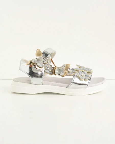 Sandale za devojčice BS252318 srebrne (brojevi od 25 do 30)