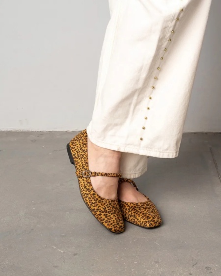Baletanke sa kaišem preko risa, leopard print, slika 6