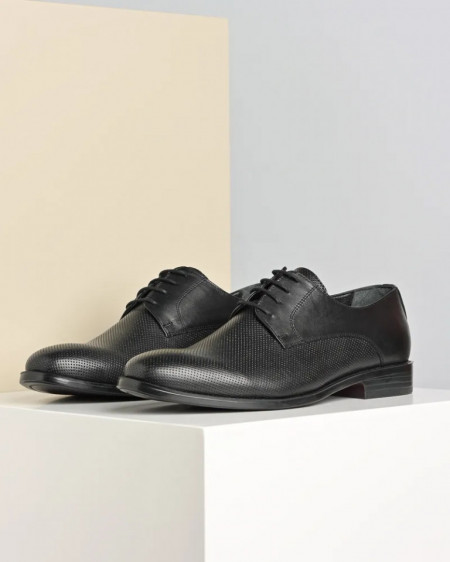 Kožne crne cipele za muškarce, slika 2
