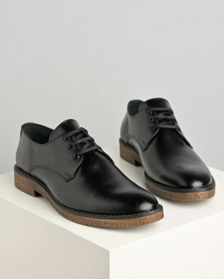 Muške kožne cipele 5931-01 crne, slika 4