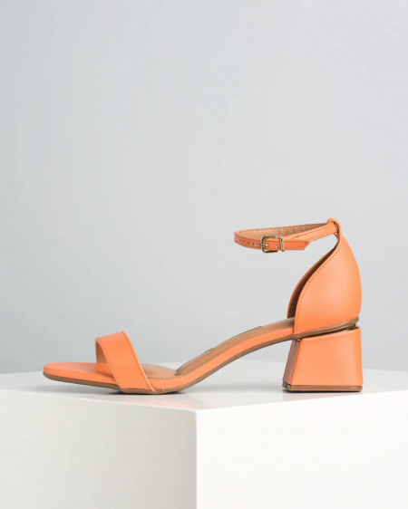 Sandale na malu petu, narandžasta boja, brend Vizzano, slika 3