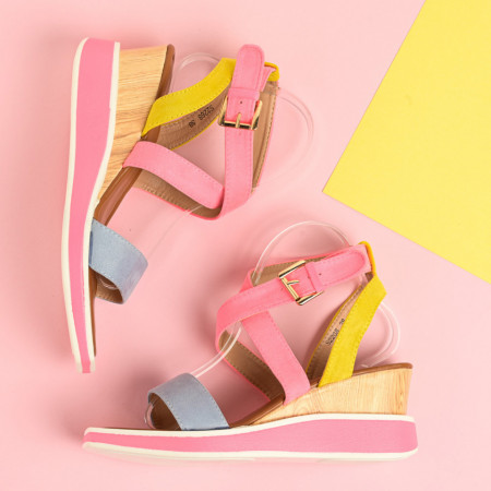 Sandale na ortoped petu S2268 pink