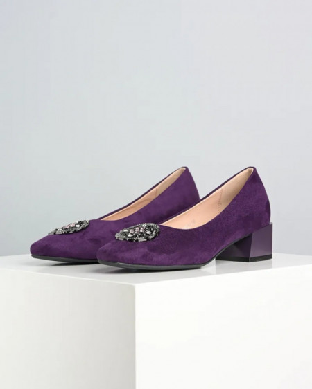Ljubičaste cipele od velura, brenda Emelie Stranberg, slika 6