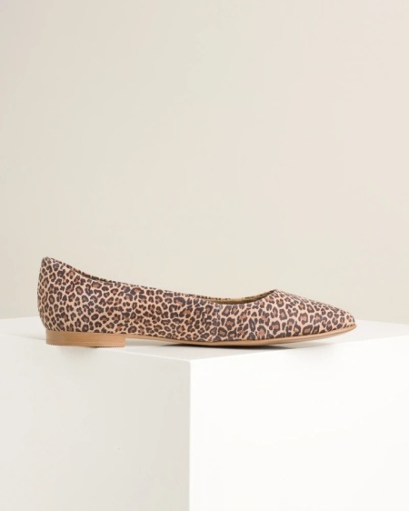 Ženske kožne baletanke brenda Tamaris, leopard print, slika 7
