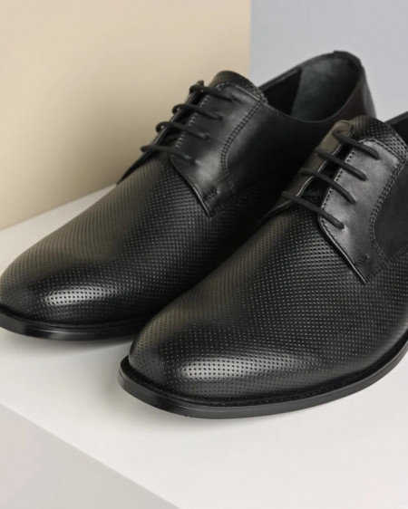 Kožne crne cipele za muškarce, slika 4