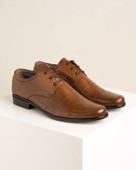 Kožne muške elegantne cipele 3883-06 braon, slika 2