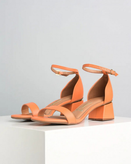 Sandale na malu petu, narandžasta boja, brend Vizzano, slika 2