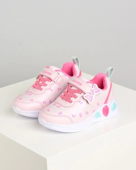 Patike svetleće za devojčice, roze boje, slika 5