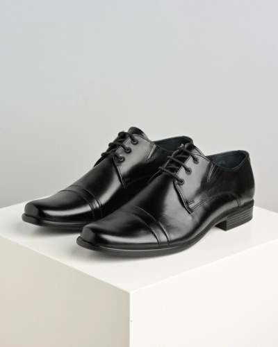 Kožne muške elegantne cipele 3870-01 crne, slika 3