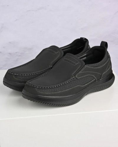 Crne cipele za muškarce na navlačenje, slika 1