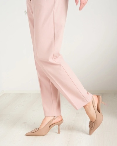Ženske elegantne bež sandalete na štiklu, slika 4