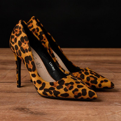 Cipele na štiklu L241947 leopard