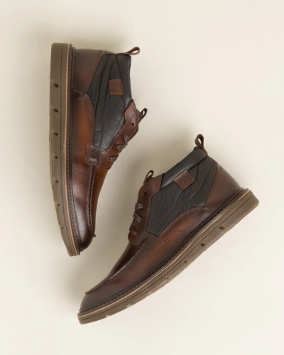 Muške duboke cipele u braon boji, od prirodne kože, slika 11