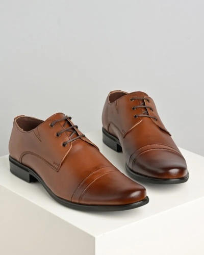 Kožne muške elegantne cipele 3870-06 braon, slika 5