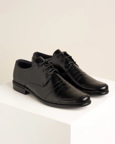 Kožne muške elegantne cipele 3883-01 crne, slika 4