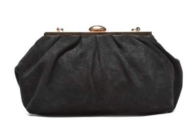 Ženska crna mekana clutch torba T012633