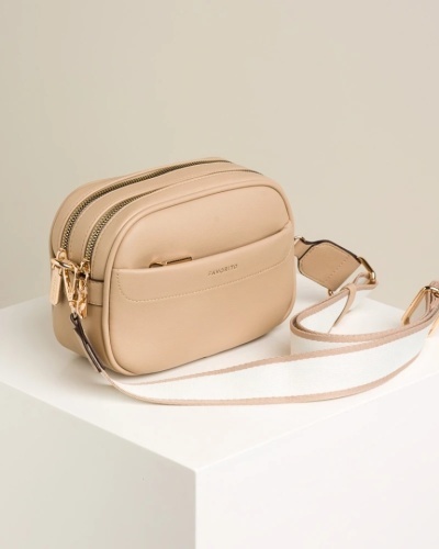 Ženska crossbody torbica T012623 bež
