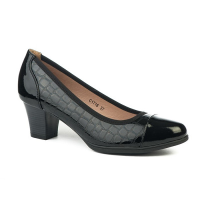 Cipele na malu petu C1716-3 crne - Img 3