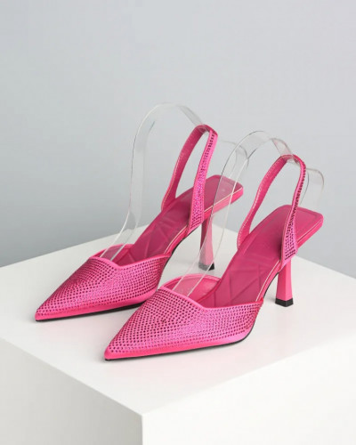 Pink cipele na štiklu sa kristalima, slika 5