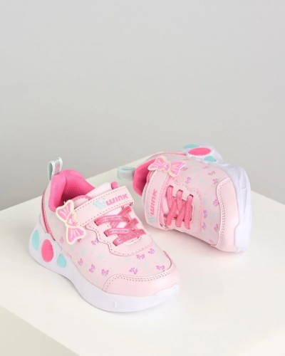 Patike svetleće za devojčice, roze boje, slika 4