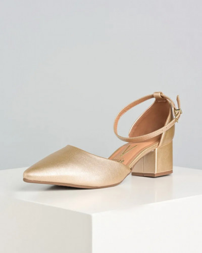 Zlatne cipele na malu petu, brend Vizzano, slika 6